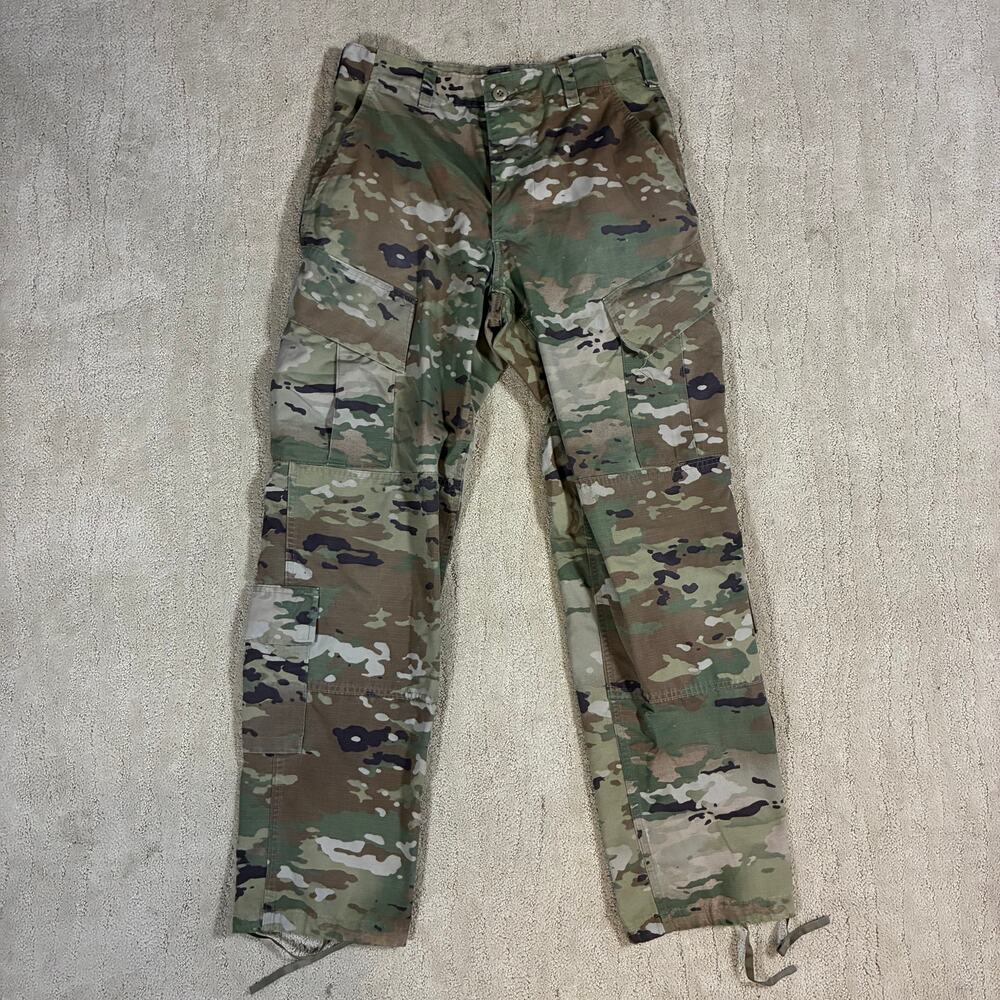 US Army Military Camo Cargo SZ S 30x32 Premier Insect Guard Field Uniform Pants